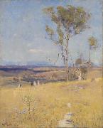 Arthur streeton Near Heidelberg painting